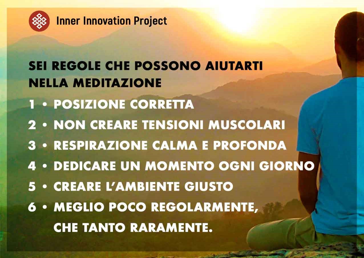 6 regole che possono aiutarti nella meditazione