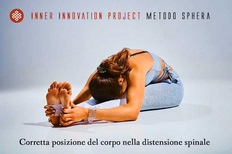 corretta posizione del corpo nella distensione spinale